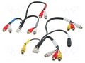 Connector; RCA,S-VIDEO; Alpine 4CARMEDIA CONN.ALPINE.02