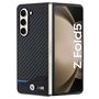 BMW Leather Carbon case for Samsung Galaxy Z Fold 5 - black, BMW 3666339174088