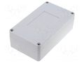 Enclosure: multipurpose; X: 82mm; Y: 140mm; Z: 45mm; ABS; grey; IP65 COMBIPLAST CP-11-15