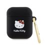 Hello Kitty Silicone 3D Kitty Head case for AirPods 1/2 - black, Hello Kitty 3666339189631