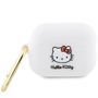Hello Kitty Silicone 3D Kitty Head case for AirPods Pro 2 (2022/2023) - white, Hello Kitty 3666339189778