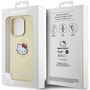 Hello Kitty Leather Kitty Head MagSafe case for iPhone 14 Pro Max - gold, Hello Kitty 3666339189051