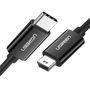 Ugreen US242 USB-C (male) / mini USB (male) cable 1 m - black, Ugreen 6957303854455 6957303854455