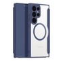 Dux Ducis Skin X Pro case for Samsung S24 Ultra with magnetic ring and flap - blue, Dux Ducis 6934913021699
