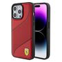 Ferrari Perforated Waves Metal Logo case for iPhone 15 Pro - red, Ferrari 3666339181970 3666339181970