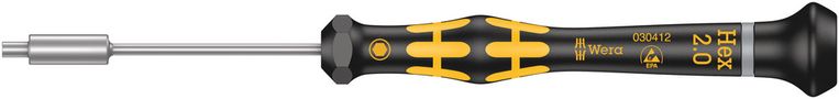 1569 ESD Nutdriver Kraftform Micro, 2.0x60, Wera 05030412001