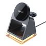 Acefast E17 MagSafe 3in1 Inductive Charger + USB-A USB-C Cable - Black, Acefast 6974316282815 6974316282815