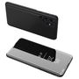 Clear View Case for Samsung S24 with flap - black, Hurtel 9145576284124 9145576284124