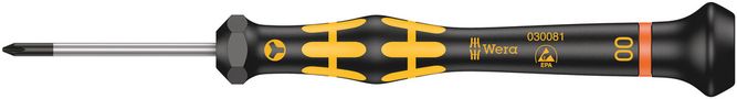 1572 ESD Kraftform Micro screwdriver for Microstix® screws, 00x40, Wera 05030081001