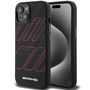 AMG Silicone Large Rhombuses Pattern MagSafe Case for iPhone 15 Plus / 14 Plus - Black, Mercedes 3666339141172 3666339141172