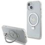 Guess Ring Stand Script Glitter MagSafe case for iPhone 15 / 14 / 13 - transparent, Guess 3666339156602 3666339156602