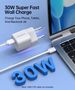 Choetech PD5007 USB-C PD 30W GaN wall charger - white, Choetech 6932112101945 6932112101945