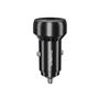 Choetech TC0014 USB-C USB-A PD 60W car charger with LED backlight - black, Choetech 6932112103895 6932112103895