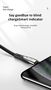 Joyroom Sharp Series S-M411 USB-A / micro USB 3A 1.2m Cable with Charging Indicator - Black, Joyroom 6956116798895 6956116798895