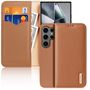 Dux Ducis Hivo case with flap and RFID blocker for Samsung Galaxy S24 Ultra - brown, Dux Ducis 6934913021859 6934913021859