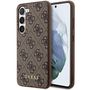 Guess 4G Metal Gold Logo case for Samsung Galaxy S24+ - brown, Guess 3666339241674 3666339241674