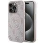 Guess 4G Collection Leather Metal Logo MagSafe Case for iPhone 15 Pro - Pink, Guess 3666339226763 3666339226763