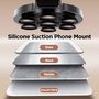 Joyroom JR-ZS393 magnetic phone holder with suction cups - black, Joyroom 6956116734817 6956116734817