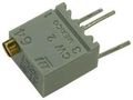 TRIMMER POTENTIOMETER, 1KOHM 12TURN THROUGH HOLE 64WR1KLF