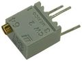TRIMMER POTENTIOMETER, 1KOHM 12TURN THROUGH HOLE 64WR1KLF
