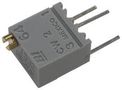 TRIMMER POTENTIOMETER, 20KOHM 12TURN THROUGH HOLE 64WR20KLF