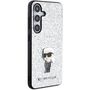 Karl Lagerfeld Fixed Glitter Ikonik Logo Metal Pin case for Samsung Galaxy S24+ - silver, Karl Lagerfeld 3666339242121