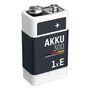 Akumuliatorius 6HR61 (E-Block, R22, 6R61, 6F22) 8.4V 300mAh Ni-Mh ANSMANN 1604/300/ANS 4013674354535
