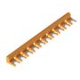 Cross-connector (terminal), Plugged, Number of poles: 10, Pitch in mm: 8.00, Insulated: Yes, orange Weidmuller 1604330000 04008190129576