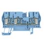 Feed-through terminal block, Tension-clamp connection, 2.5 mm², 800 V, 24 A, Number of connections: 3 Weidmuller 1608550000 04008190077310