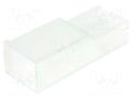 Terminals cover; female; snap fastener; ways: 1; natural TE Connectivity 154719-1
