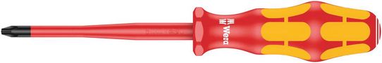 162 iSS PH VDE Insulated screwdriver with reduced blade diameter for Phillips screws, PH 2x100, Wera 05020133001