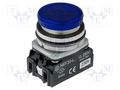 Control lamp; 30mm; NEF30; -15÷30°C; Illumin: LED,filament lamp PROMET NEF30-LPN220