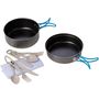 Tourist tableware and cutlery SET for 2 people., Meva UNA19001 UNA19001