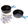 Tourist tableware and cutlery SET for 2 people., Meva UNA19001 UNA19001