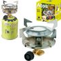 Gas tourist stove for gas cartridges with 7/16&quot; thread ATOS 1.8kW, Meva KP06011 KP06011