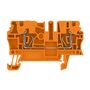 Feed-through terminal block, Tension-clamp connection, 2.5 mm², 800 V, 24 A, Number of connections: 2 Weidmuller 1636780000 04008190273613