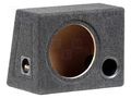 Car loudspeaker enclosure; MDF; black melange; textil; 250mm BASSER OB.MDF.BR01