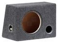 Car loudspeaker enclosure; MDF; black melange; textil; 250mm BASSER OB.MDF.BR02