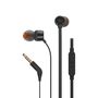 JBL Tune 110 in-ear headphones with 3.5mm mini jack and remote control - black, JBL JBLT110BLK JBLT110BLK