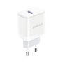 Dudao A20EU USB-A 18W network charger - white, Dudao A20EU A20EU