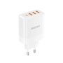 Dudao A5HEU network charger 3x USB-A 1x USB-C PD20W - white, Dudao A5HEU_upgrade A5HEU_upgrade