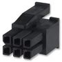HOUSING, RECEPTACLE, 2 ROW, 6 WAY, NYLON 794617-6