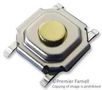 SWITCH, SMD, 0.98N, 5.2X5.2MM, SKQGAFE010