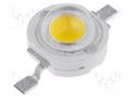 Power LED; white warm; EMITER; 1W; 3000K; 90lm; 140°; 350mA; 3÷4VDC OPTOSUPPLY OSM5XME1E1E