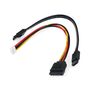 SATA data and power cable for Odroid H2/H3/H4 ODR-15152