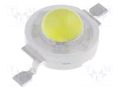 Power LED; white cold; EMITER; 5W; 6500K; 320lm; 140°; 1400mA OPTOSUPPLY OSW4X2E5D1E