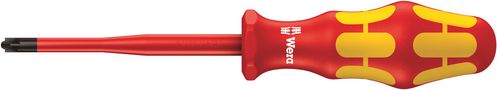 165 iS PZ/S VDE Insulated screwdriver with reduced blade diameter for PlusMinus screws (Pozidriv/slotted), # 2x100, Wera 05006466001