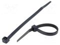 Cable tie; L: 120mm; W: 4.8mm; black; polyamide; 215.5N; Ømax: 30mm KSS WIRING CV-120LB