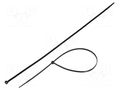 Cable tie; L: 450mm; W: 4.8mm; black; polyamide; 215.5N; Ømax: 130mm KSS WIRING CV-450MB