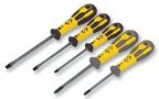 SCREWDRIVER SET 5 PCS PZ + SLOTTED T49153